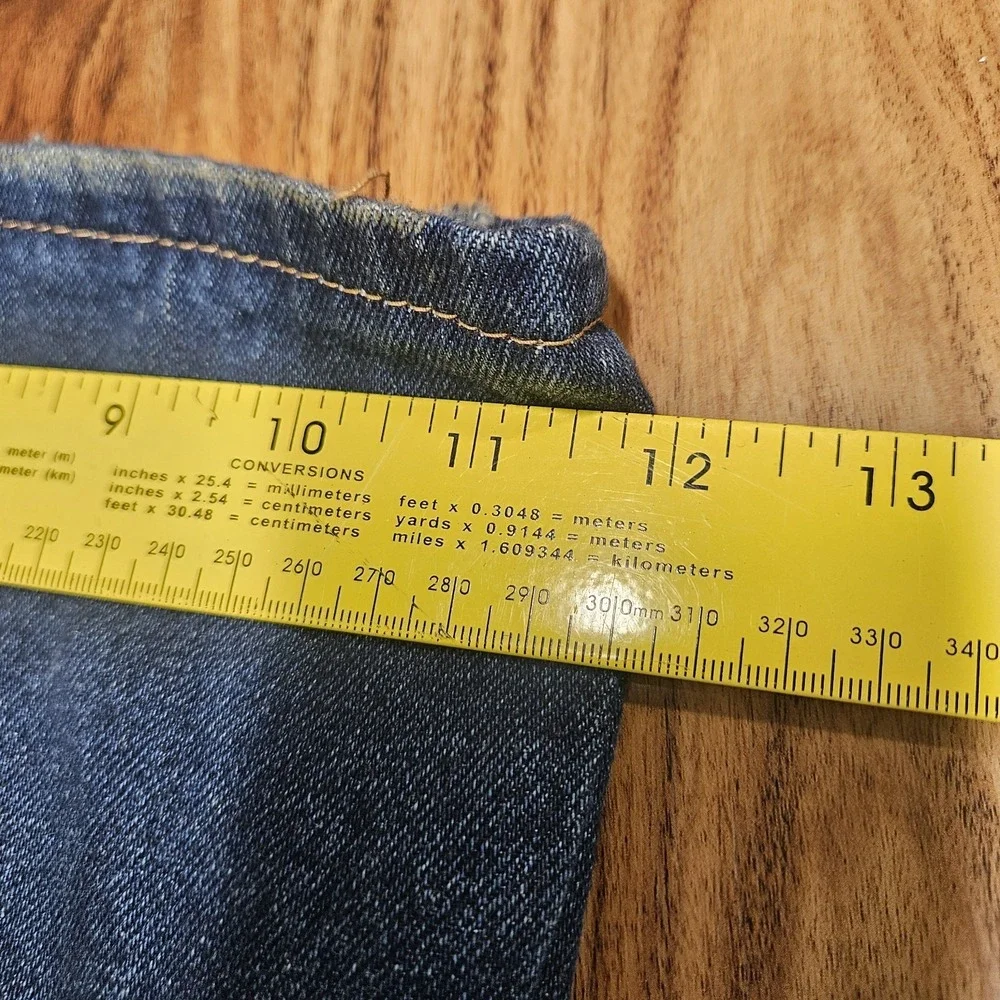 Boohoo Man‎ Ultra Wide Leg Y2K Jeans 40 x 33 Baggy Skater Patches Distressed